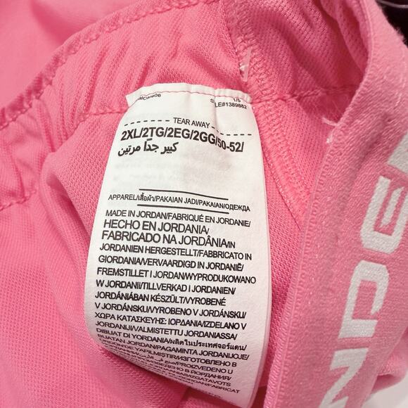 Under Armour Women’s Loose Tech Play Up Shorts 2XL Pink - Picture 7 of 7
